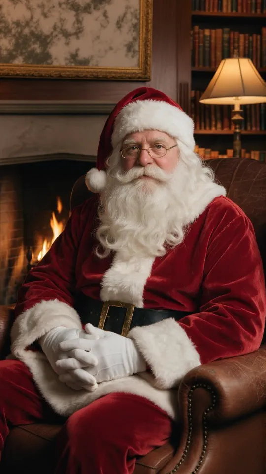 Papá Noel le habla por su nombre
